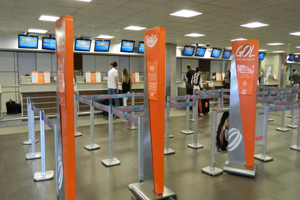 GOL ajusta horário de encerramento de check-in em 4 aeroportos